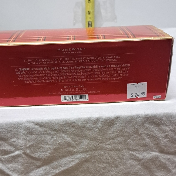 Holiday Candle Collection - Red, Brown, Gold - Picture 3 of 3